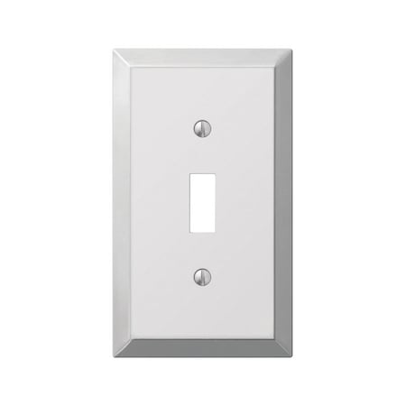 Amerelle Amerelle Century Polished Chrome 1 gang Stamped Steel Toggle Wall Plate 1 pk 161T